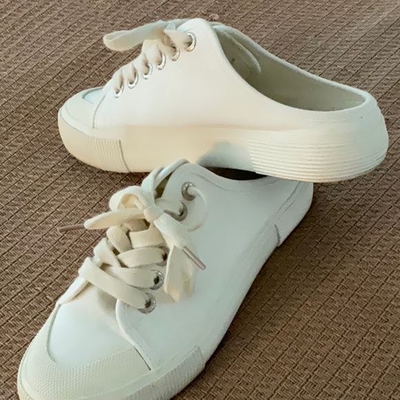 Jenn Ardor white slide sneakers - Picture 3 of 5